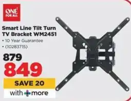 HiFi Corp One for all Smart Line Tilt Turn TV Bracket WM2451 offer