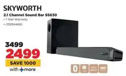 HiFi Corp SKYWORTH 2.1 Channel Sound Bar SS630 offer
