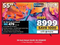 HiFi Corp SAMSUNG 55-inch Smart QLED 4K-55Q60D offer