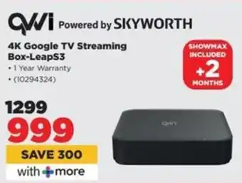 HiFi Corp QVWI 4K Google TV Streaming Box-LeapS3 offer
