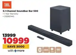 HiFi Corp JBL 5.1 Channel Soundbar Bar 500 offer