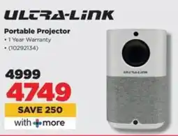 HiFi Corp Ultra-Link Portable Projector offer