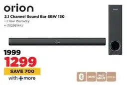 HiFi Corp Orion 2.1 Channel Sound Bar SBW 150 offer