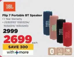 HiFi Corp JBL Flip 7 Portable BT Speaker offer