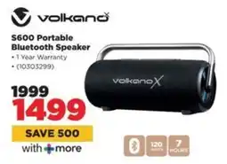 HiFi Corp Volkano S600 Portable Bluetooth Speaker offer