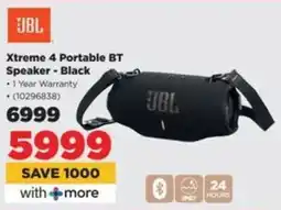 HiFi Corp JBL Xtreme 4 Portable BT Speaker -Black offer