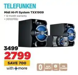 HiFi Corp Telefunken Midi Hi-Fi System TXX1909 offer