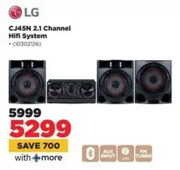 HiFi Corp LG CJ45N 2.1 Channel Hifi System offer