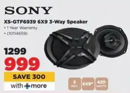 HiFi Corp SONY XS-GTF6939 6X9 3-Way Speaker offer