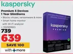 HiFi Corp Kaspersky Premium 5 Devices 1 Year SlimSierra offer