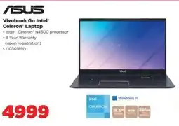 HiFi Corp ASUS Vivobook Go Intel Celeron Laptop offer
