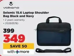 HiFi Corp Volkano Seismic 15.6 Laptop Shoulder Bag Black and Navy offer