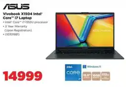 HiFi Corp ASUS Vivobook X1504 Intel Core i7 Laptop offer