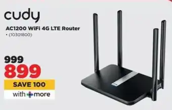 HiFi Corp Cudy AC1200 WiFi 4G LTE Router offer