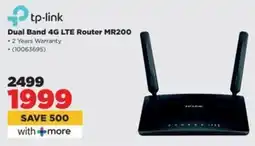 HiFi Corp Tp-link Dual Band 4G LTE Router MR200 offer