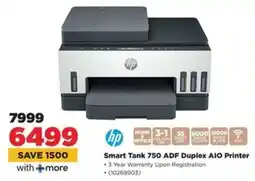 HiFi Corp HP Smart Tank 750 ADF Duplex AIO Printer offer
