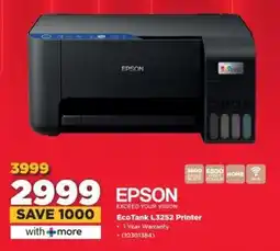 HiFi Corp EPSON EcoTank L3252 Printer offer
