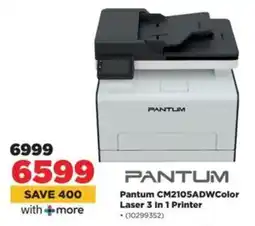 HiFi Corp Pantum CM2105ADW Color Laser 3 In 1 Printer offer