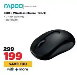 HiFi Corp Rapoo M10+ Wireless Mouse Black offer