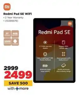 HiFi Corp Redmi Pad SE WiFi offer