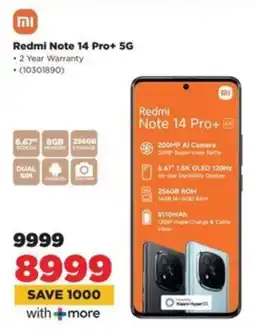 HiFi Corp Redmi Note 14 Pro+ 5G offer