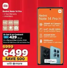 HiFi Corp Redmi Note 14 Pro offer