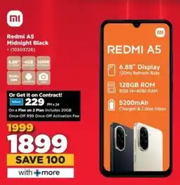 HiFi Corp Redmi A5 Midnight Black offer