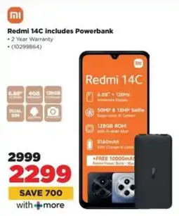 HiFi Corp Redmi 14C includes Powerbank offer