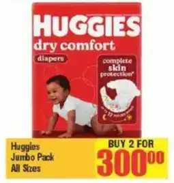 Big Save Huggies Jumbo Pack offer