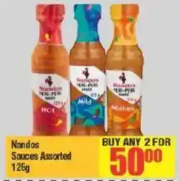 Big Save Nando's Sauces Assorted offer