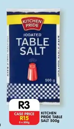 Shoprite KITCHEN PRIDE TABLE SALT 500g offer