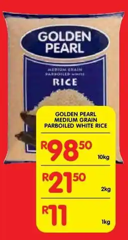 Shoprite GOLDEN PEARL MEDIUM GRAIN PARBOILED WHITE RICE offer