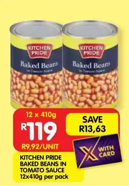 Shoprite KITCHEN PRIDE BAKED BEANS IN TOMATO SAUCE offer