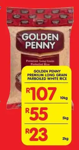 Shoprite GOLDEN PENNY PREMIUM LONG GRAIN PARBOILED WHITE RICE offer