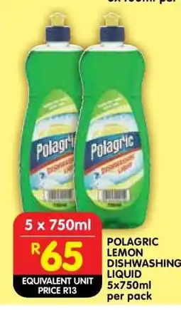 Shoprite POLAGRIC LEMON DISHWASHING LIQUID offer
