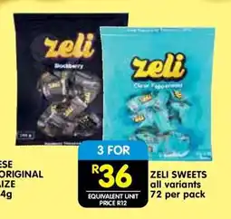 Shoprite Zeli Sweets offer