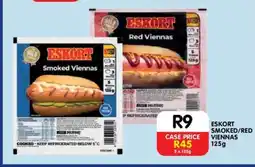 Shoprite ESKORT Smoked/Red Viennas 125g offer
