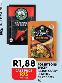 Shoprite Robertsons Spice Rajah Curry Powder offer