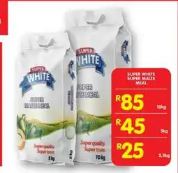 Shoprite SUPER WHITE Super Maize Meal offer