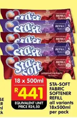 Shoprite STA-SOFT FABRIC SOFTENER REFILL offer