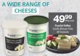 Checkers Crystal Valley South African Feta All Variants offer