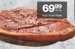 Checkers Pork Texan Steak offer