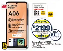 Pick n Pay Hypermarket Samsung Galaxy A06 64GB offer