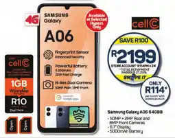 Pick n Pay Hypermarket Samsung Galaxy A06 64GBB offer