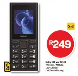 Pick n Pay Hypermarket Nokia 105 Vox 32MB offer