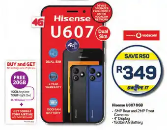 Pick n Pay Hypermarket Hisense U607 8GB offer