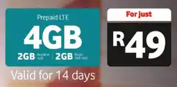 Pick n Pay Hypermarket Prepaid LTE 4GB offer