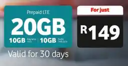 Pick n Pay Hypermarket Prepaid LTE 20GB offer