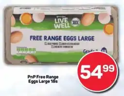Pick n Pay PnP Free Range Eggs Large offer