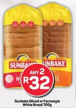Pick n Pay Sunbake Sliced or Farmstyle White Bread offer